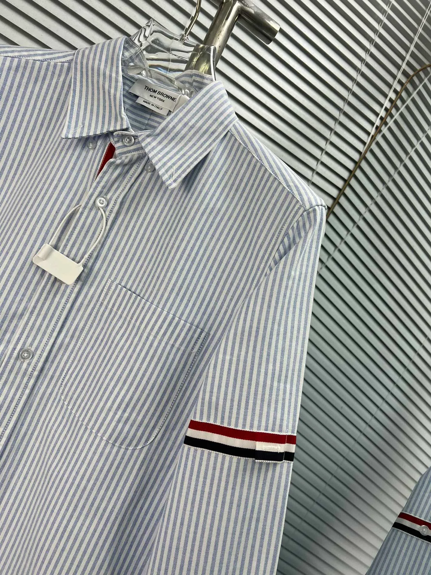 (THOM BROWNE + ） THOM BROWNE . TB Classic + ZP Authentic Same Style TB ：Blue /Gray Size：0/1/2/3/4